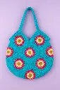05_Crochet Sun flower Granny Square bag_03_turquoise blue.webp