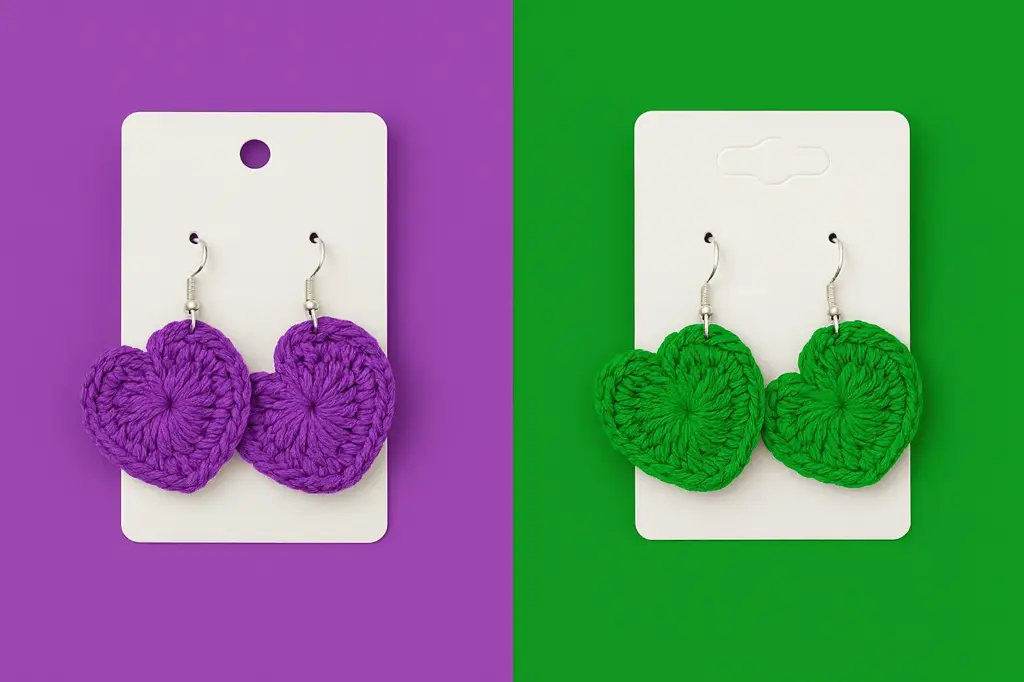10_Crochet_Hearings_Heart__Purple and Green.webp