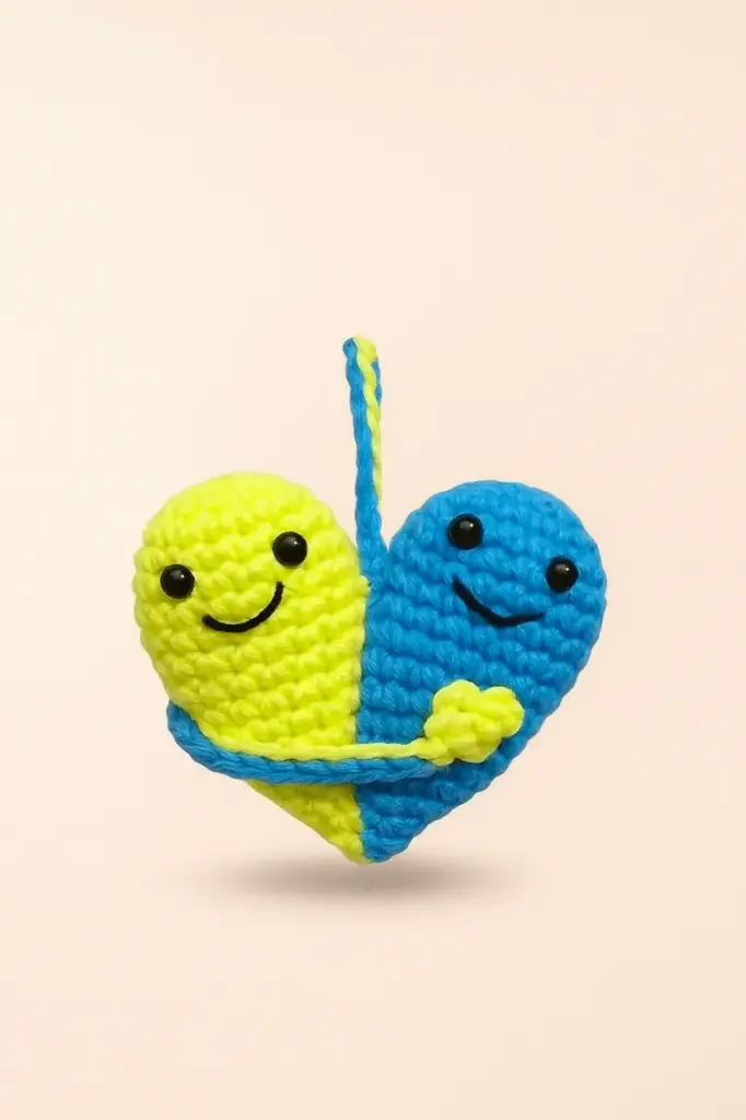 13_Crochet_Heart hug_keychain_01_Yellow and Blue-min.webp