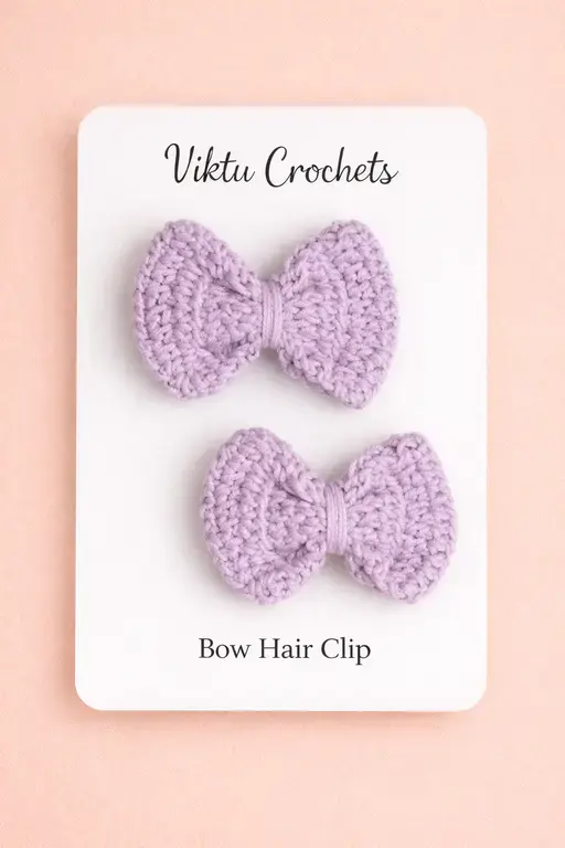 Crochet_Bow hairclip_Purple.webp