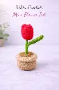 Crochet_Mini flower pot_Tulip.webp