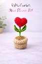 Crochet_Mini flower pot_Red Heart.webp