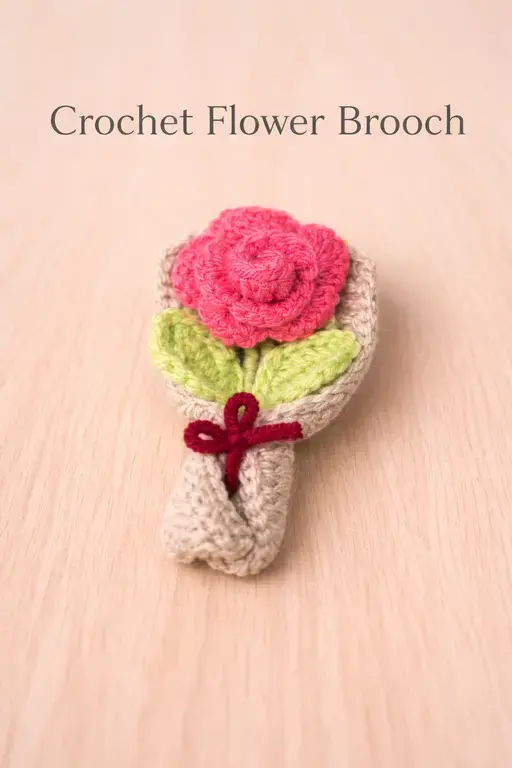 Crochet_Mini Flower Bouquet_Rose.webp