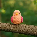 Chubby Cheep Hand-Crocheted Plush Bird