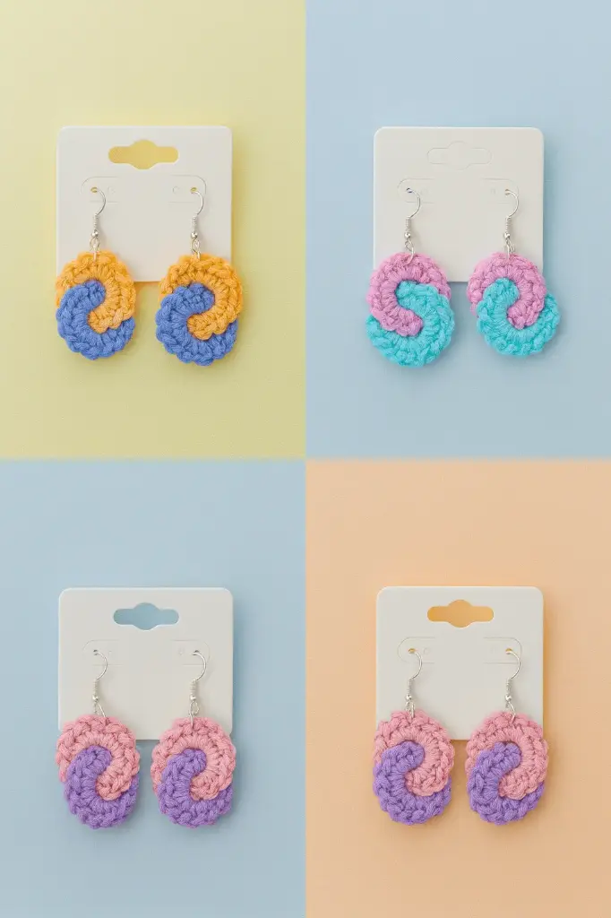 Swril shaped Earring