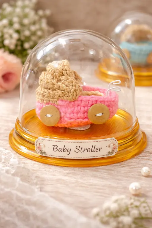🍼 Crochet Baby Stroller