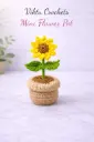 Crochet_Mini flower pot