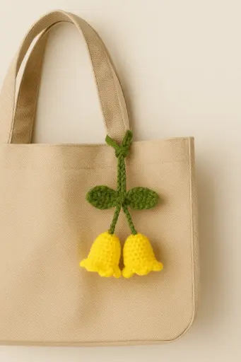 Handbag Charm_Flowerbell